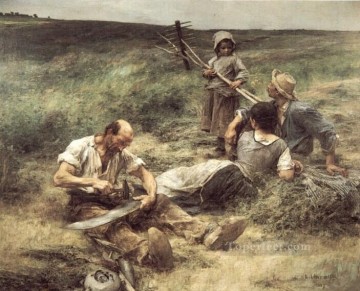 Leon Augustin Lhermitte Painting - La Fenaison rural scenes peasant Leon Augustin Lhermitte